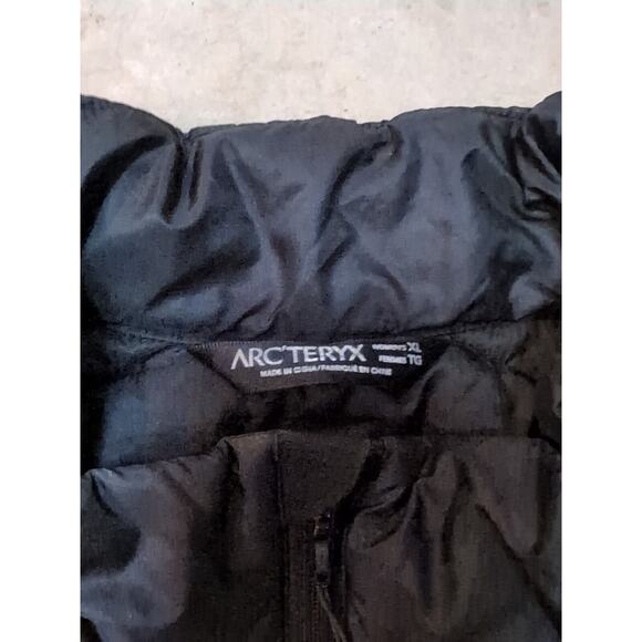 Arc'teryx Women's XL Cerium LT Puffer Jacket Black Full Zip Patch - Picture 4 of 7